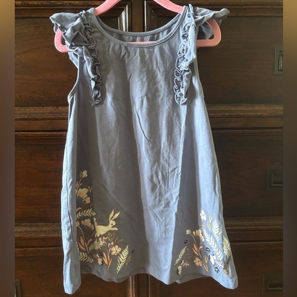 Cynthia Rowley blue bunny blouse in size M (7-8) - Picture 1 of 6